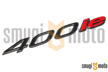 Emblemat "400ie", grafitowy, Piaggio MP3 400 '08-10