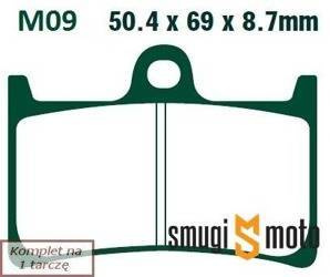Klocki hamulcowe skuterowe EBC M09 Organic