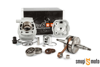 Cylinder Kit + wał + łożyska i uszczelniacze Stage6, 77cc, Derbi / Gilera -2005 (EBE / EBS)