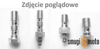 Śruba przewodu hamulcowego Fren Tubo M10x1,00 (drobny gwint) (różne długości, z / bez odpowietrznika)