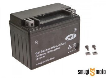 Akumulator żelowy JMT YB4L-B 5A (CB4L-B (5AH)) + kaucja za stary akumulator