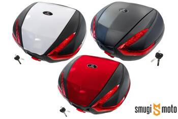 Kufer Moretti MR-888, 35L, czerwony odblask (różne kolory)