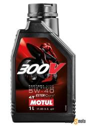 Olej silnikowy Motul 300V Factory Line 4T 5W40 (100% syntetyk), (różne pojemności)