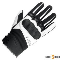 Rękawice motocyklowe Buse Open Road Evo czarno-białe (rózne rozmiary)