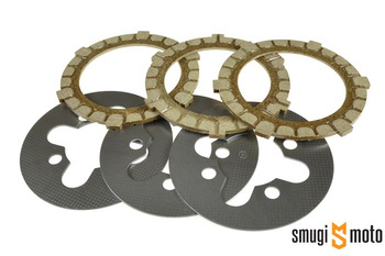 Tarcze sprzęgła z przekładkami MZA, Simson SR2 / KR50