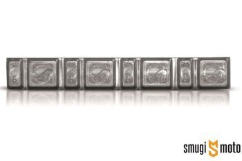 Ciężarek do wyważania Hofmann, klejony ołowiany do felg aluminiowych (4x5g + 4x10g)