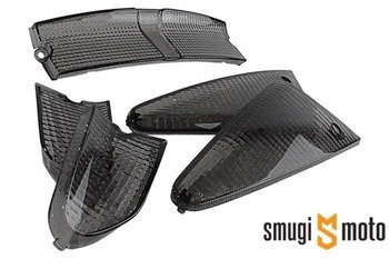 Klosze kierunkowskazów i lampy tylnej STR8, czarne, Aprilia SR -97