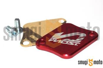 Zaślepka dozownika Most, czerwona, Minarelli AM / Derbi EBS / EBE