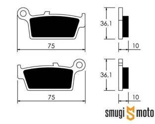 Klocki hamulcowe Vicma M58