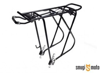 Bagażnik rowerowy WM, tylny, aluminiowy, czarny