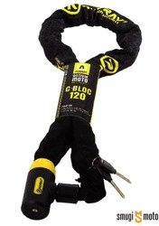 Łańcuch z zamkiem AUVRAY C-BLOC 120   - długość 120cm, średnica 10mm