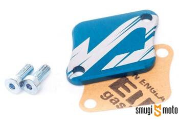 Zaślepka dozownika Most, niebieska, Minarelli AM / Derbi EBS / EBE