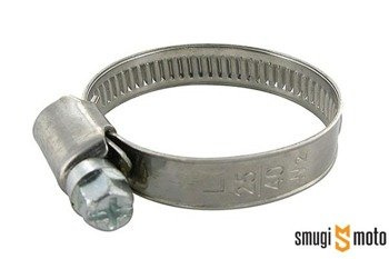 Opaska zaciskowa Motoforce nierdzewna, 25-40mm (np. króciec ssący)