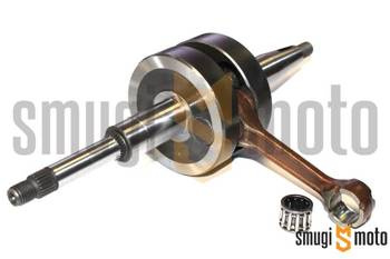 Wał korbowy Novascoot, Peugeot 50cc 2T leżący '07- (np.Pulsair, Citystar, Django, JetForce, Kisbee, Ludix, Speedfight 3, Vivacity 3)