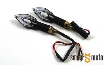 Kierunkowskazy Moretti LED - długie, strzałka z dziurką (2 szt.) (E)