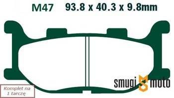 Klocki hamulcowe skuterowe EBC M47 Synth Metal