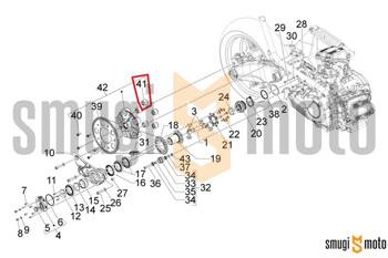 Zabierak / guma tłumiąca zębatki, Aprilia SRV 850 / Caponord 12500 / Dorsoduro 900 / RSV4 1000 / Shiver 900 / Tuono V4 1100, Gilera GP 800 '07-11 (1 szt.)