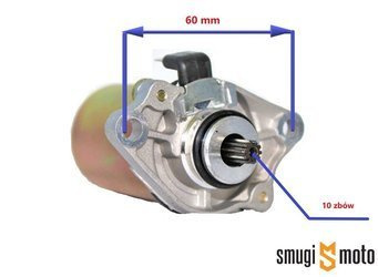 Rozrusznik elektryczny Power Force, 10z, Peugeot / Honda