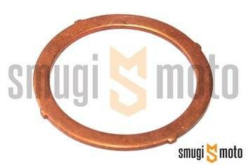 Uszczelka wydechu, miedziana, 31x39x1,5mm, Aprilia / Derbi / Gilera / Peugeot / Piaggio / Vespa 125-300