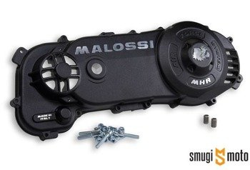 Pokrywa wariatora Malossi Air Force, czarna, Piaggio długie (nowy typ)