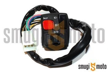 Przełącznik zespolony Mokix, lewy, Rieju MRX / SMX / RS2 / RR Sport, Derbi Senda DRD