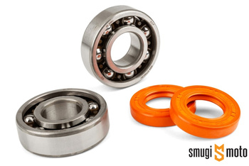 Łożyska wału i uszczelniacze Stage6 R/T Teflon C3, Aprilia / Derbi / Gilera (EBS / D50B0)