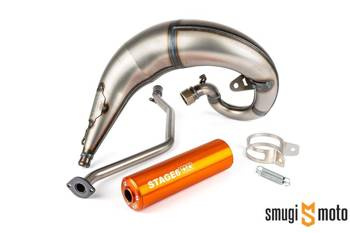 Wydech sportowy Stage6 Streetrace, Rieju MRT, pomarańczowy