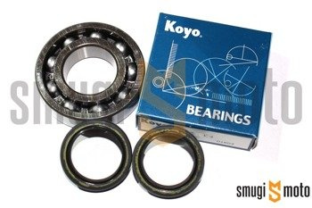 Łożyska wału i uszczelniacze SMG Racing Metal, Aprilia RS / RX 125, Rotax 122 / 123 (Koyo + Athena)