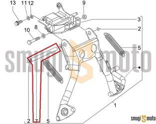 Tuleja stopki centralnej, Aprilia / Derbi / Gilera / Piaggio / Vespa
