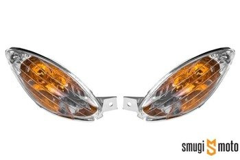 Kierunkowskazy przednie, lewy + prawy, białe, Piaggio X9 125-500 (E)