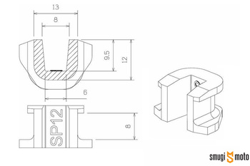 Ślizgi wariatora Dr.Pulley, Honda PCX / NSS, Suzuki UH 125-200 Burgman