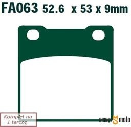 Klocki hamulcowe EBC M13 Organic Kevlar
