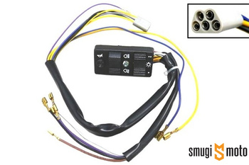 Przełącznik zespolony świateł / klakson Mokix, Vespa PX 125-200 '79-98