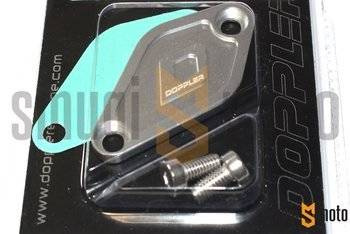 Zaślepka dozownika Doppler, srebrna, Minarelli AM / Derbi EBS / EBE