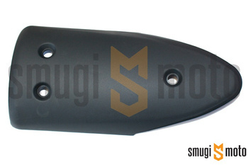 Osłona wydechu, plastikowa, czarna, Piaggio Hexagon GTX 125-180 / X9 125-200, Gilera Runner VX / VXR '98-06
