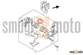 Uszczelki tylnego zacisku hamulcowego, Suzuki GSF 600/1200 BANDIT, GSX 600/750F, GSX-R 600/750/1300, RF 600/900, TL 1000
