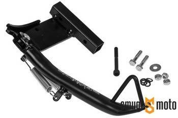 Nóżka boczna Buzzetti, czarna, lewa strona, Aprilia SR 50 R (silnik Piaggio)