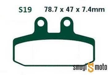 Klocki hamulcowe EBC S19 Organic Kevlar