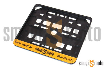 Ramka tablicy rejestracyjnej "Smugi-Moto" (motocykl)