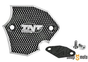Zaślepka dozownika TNT, carbon, Minarelli AM / Derbi EBS / EBE