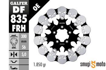 Tarcza hamulcowa Galfer Wave, pływająca, przednia, Harley-Davidson (300x56x5)