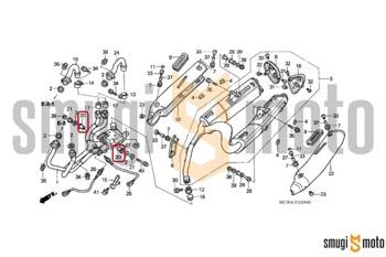 Tuleja gumowa mocowania katalizatora / kolektora wydechowego, Honda VFR 800 '00-17 / CBR 600RR '03-04