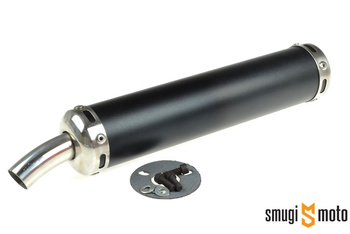 Końcówka wydechu / tłumik DPR, 2T uniwersalny, czarny