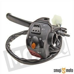 Przełączniki zespolone lewe, z mocowaniem i dźwignią hamulca Mokix, np. Peugeot Speedfight I/II, Vivacity 1/ 2, Ludix, Looxor, Trekker 2