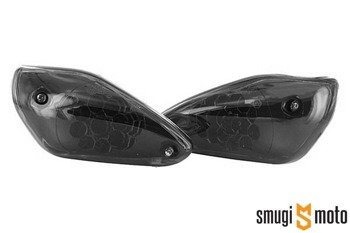 Kierunkowskazy przednie STR8 LED Black Line, MBK Nitro / Yamaha Aerox (E)