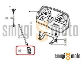 Napęd prędkościomierza, Gilera GSM 50