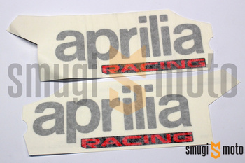 Naklejka na pług "aprilia RACING", Aprilia Tuono V4 1100 Factory '21-22 (prawa / lewa)