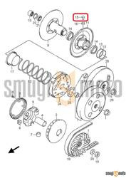 Bolec prowadzący korektora momentu obrotowego, Suzuki UH 125 Burgman '05-18 / UX 125-150 Sixteen '08-11 / TR 50 '98-00 / LT-Z 90 '07-18 (1 szt.)