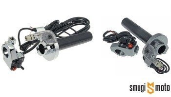 Rollgas SSP CNC Type, krótki skok, z przełącznikami i linką gazu (różne kolory) - WYCOFANE Z PRODUKCJI