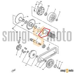 Tuleja sprężyny dociskowej, Yamaha Majesty YP 180 '03-06